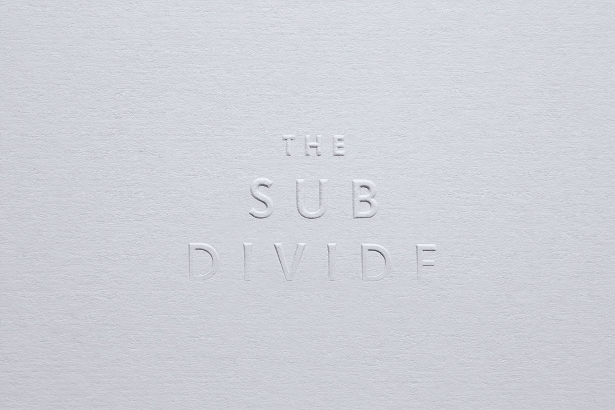 GroszCoLab The Sub Divide Sheared Emboss LP 01